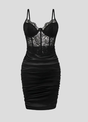 Sexy spitzenkleid mit - sexy,