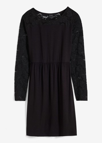 Kleid mit spitze - mit,