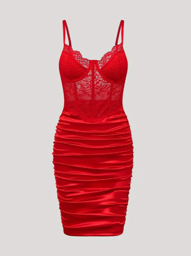 Sexy spitzenkleid mit - sexy,