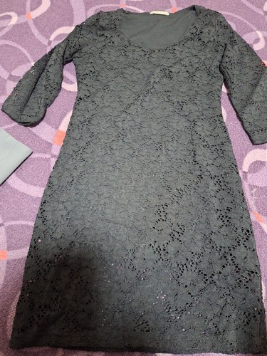 Spitzenkleid 38 schwarz - gr.,