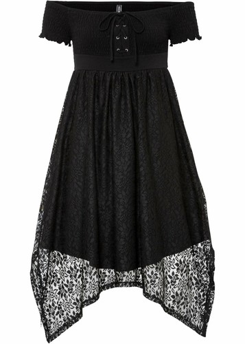 Kleid mit schnürung 36 38 - kleid,