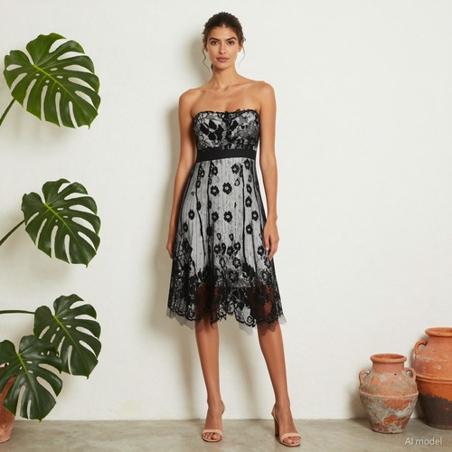 Abend glam mini - glam, kleid