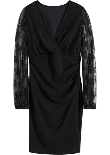 Jerseykleid mit spitze - jerseykleid, gr