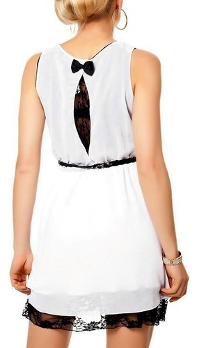 Sexy miss mini kleid chiffon - miss,