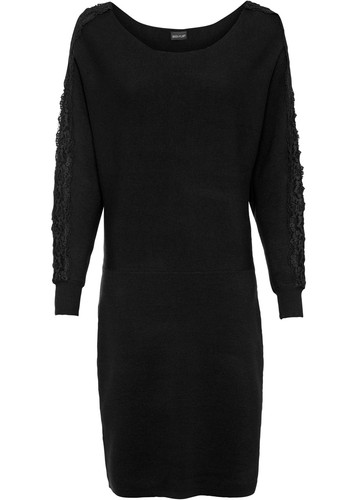 Strickkleid mit spitze - mit,