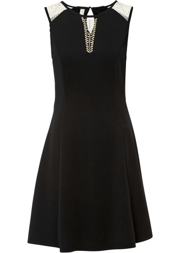 Kleid mit applikationen - mit,