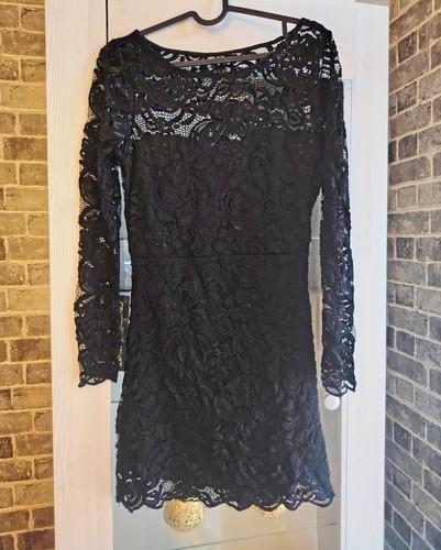Damen spitzen minikleid - spitzen,